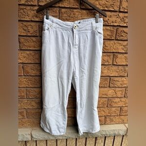 ▪️ Roz & Ali White Denim‎ Cotton Capris
